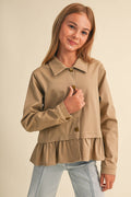 TWEEN  GIRLS CROPPED  JACKET