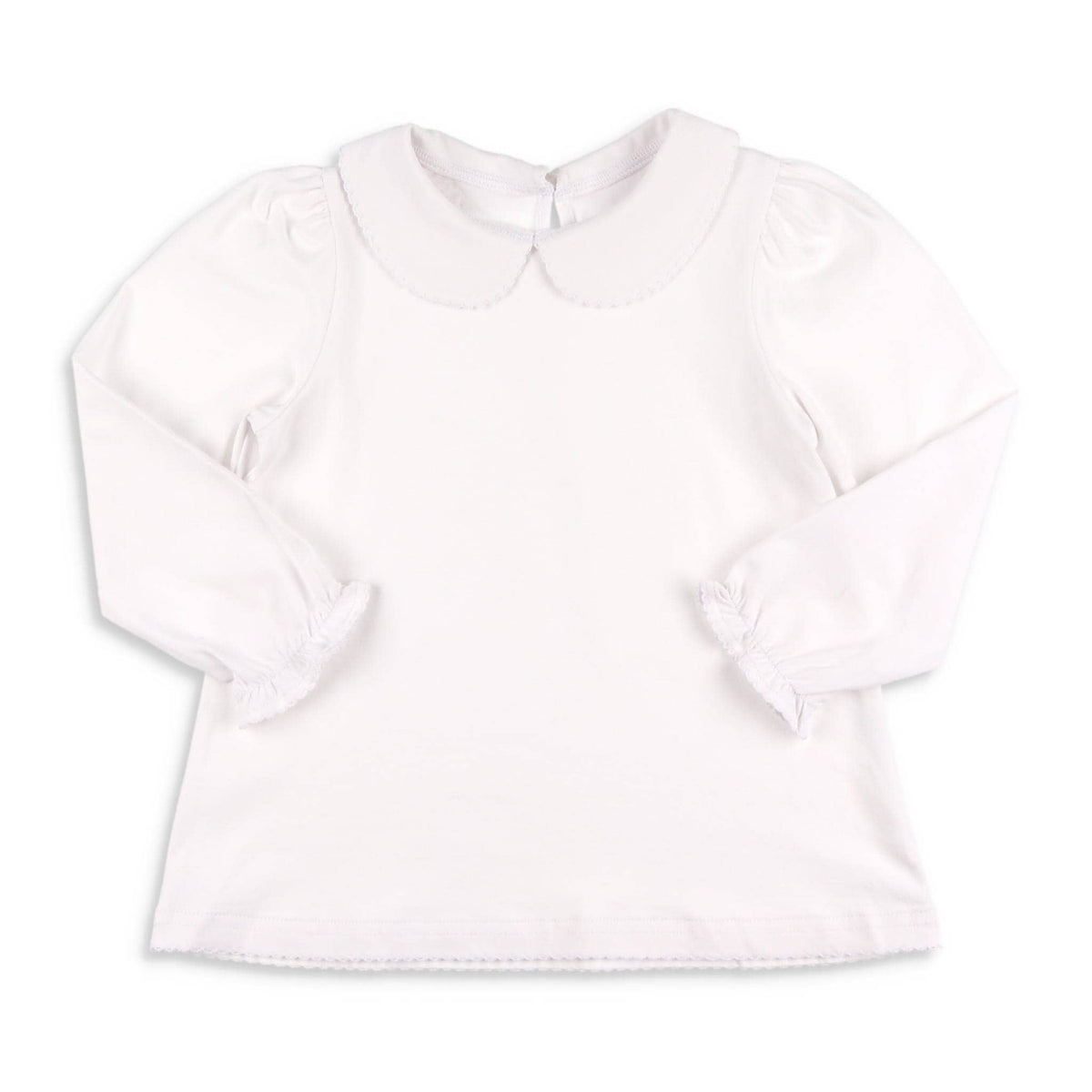 Girls Long Sleeve Collared Shirt