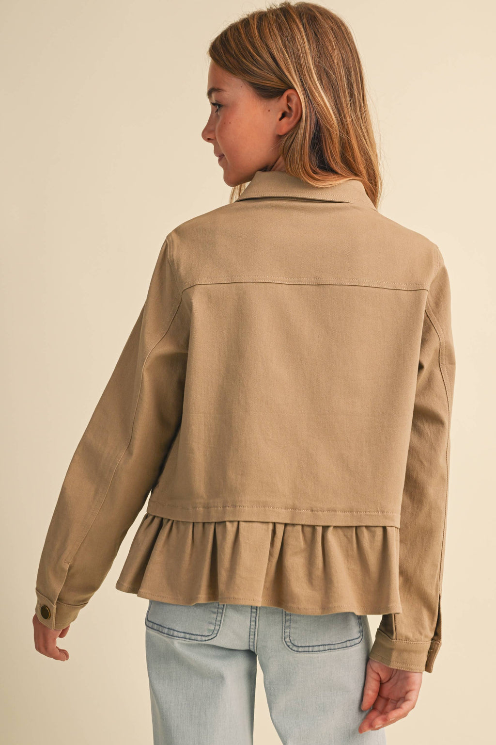 TWEEN  GIRLS CROPPED  JACKET