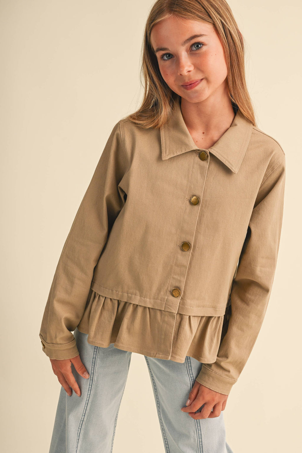 TWEEN  GIRLS CROPPED  JACKET