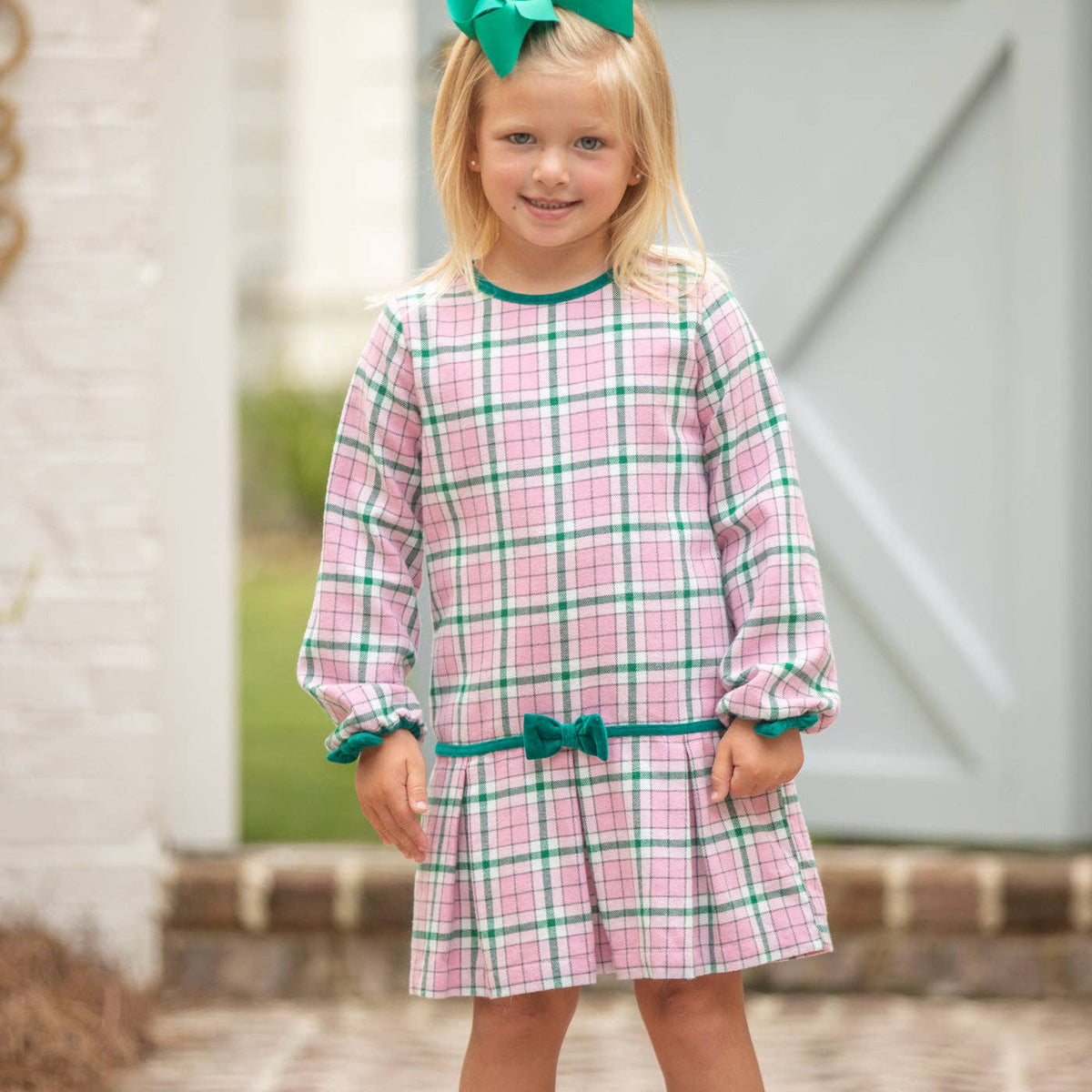 Pink Plaid Dress