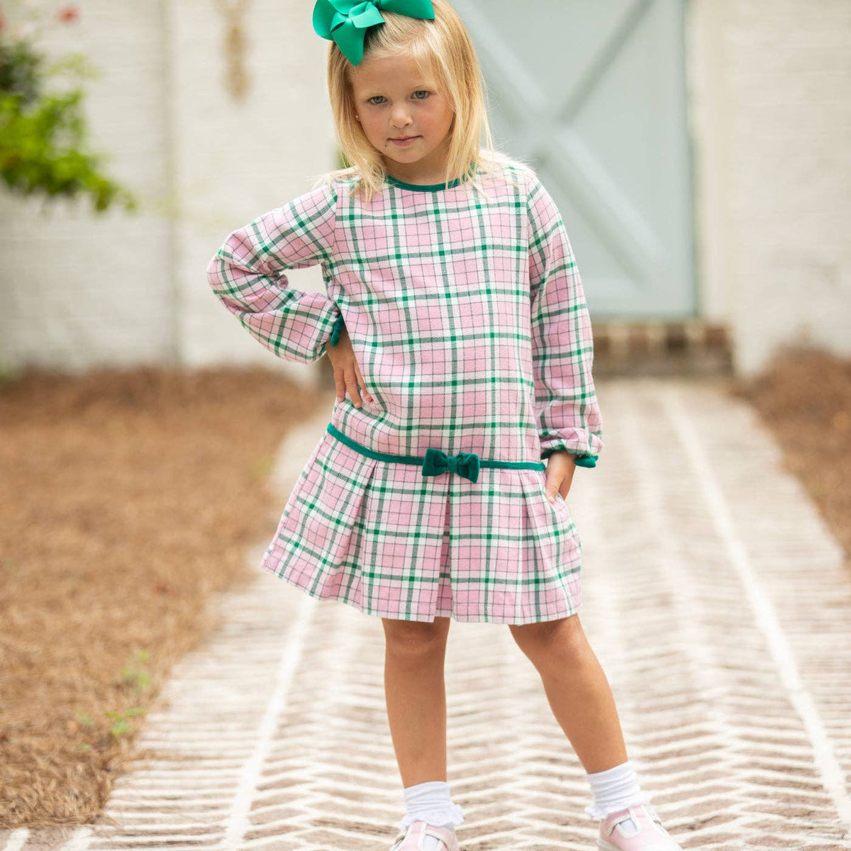 Pink Plaid Dress