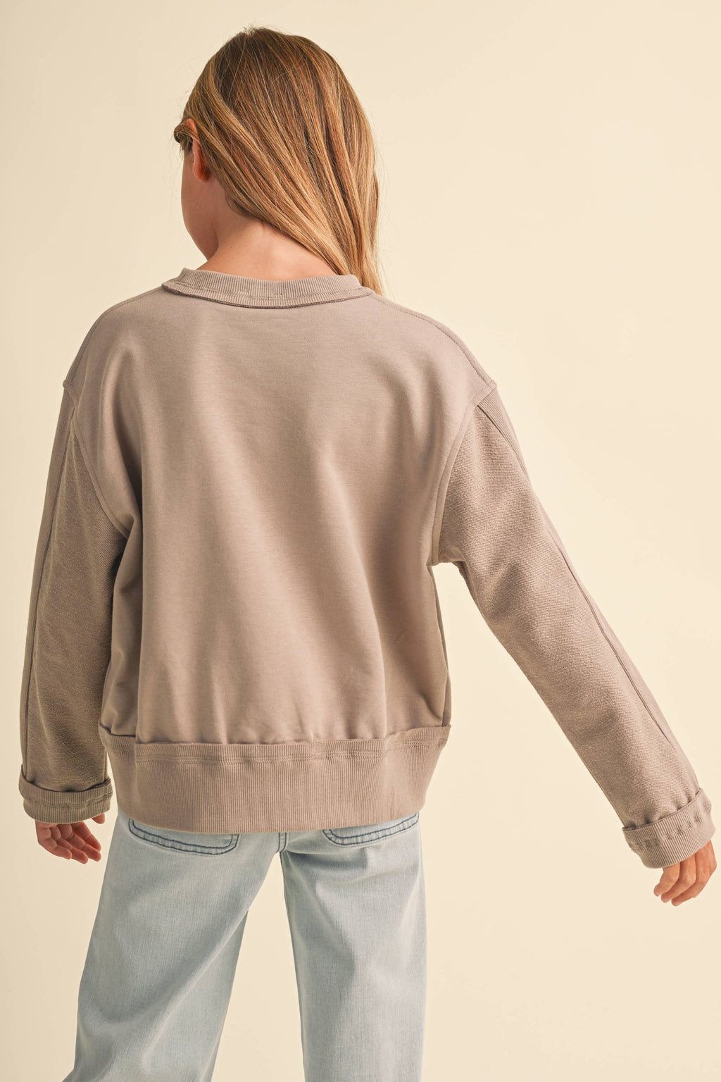 TWEEN KIDS GIRLS CREW NECK SWEATSHIRT