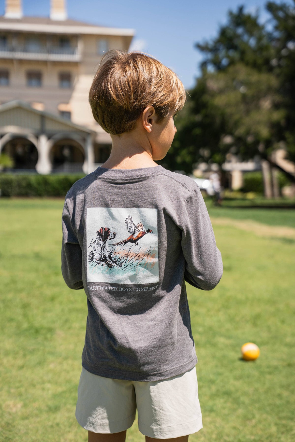 Hunt Scene Tee  LS