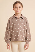 Sunday Stroll Polka Dot Pullover